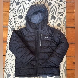 Patagonia Black Hooded Winter Jacket